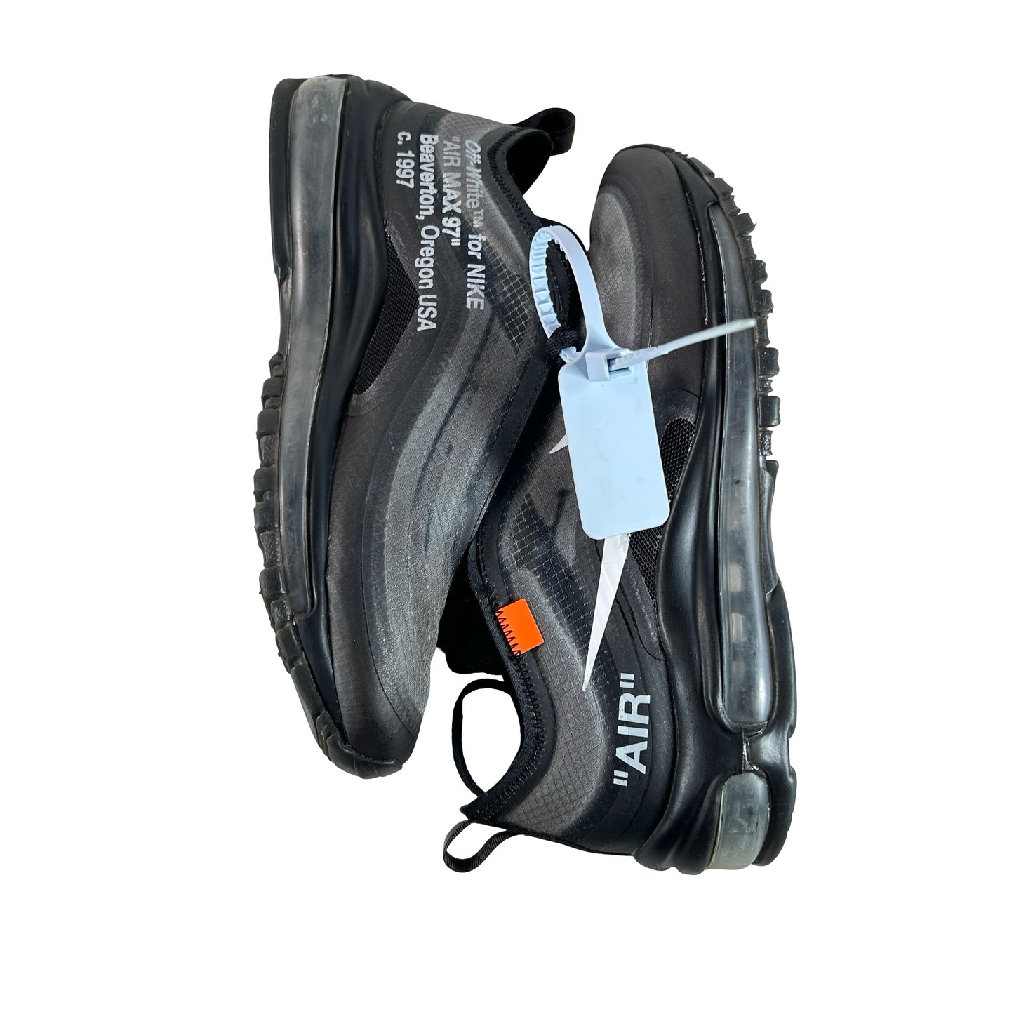 AJ4585 001 Nike Air Max 97 Off-White Black [USED] - 6 M (Used)