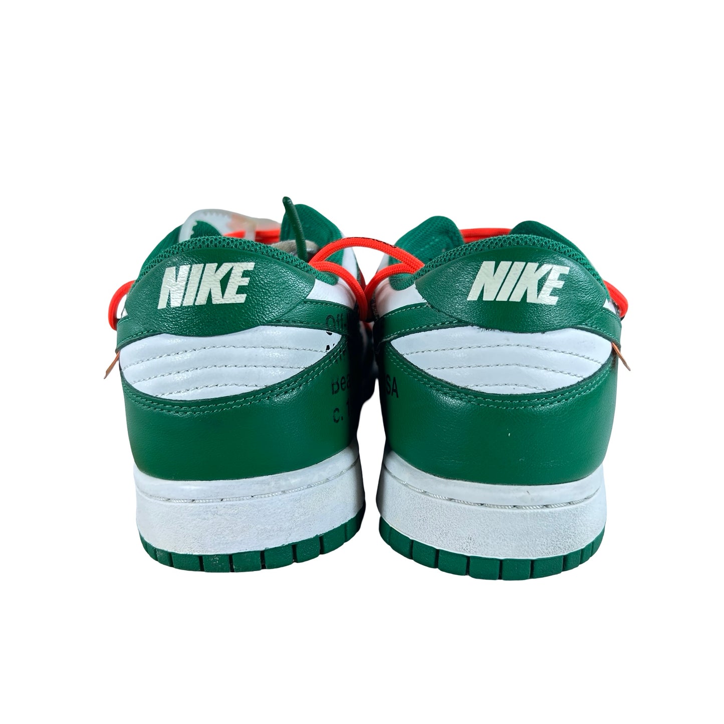 CT0856 100 Nike Dunk Low Off-White Green [USED] - 10.5 M (Used)