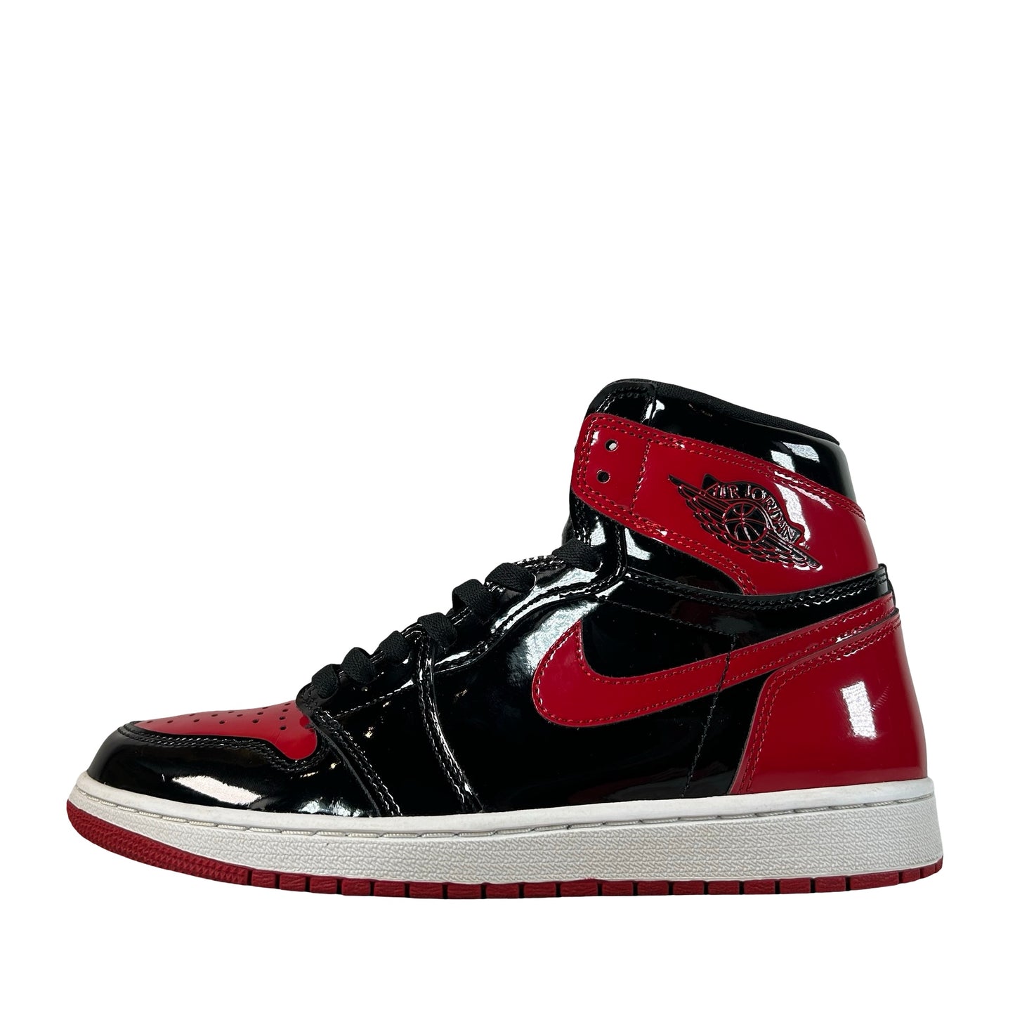 555088 063 Jordan 1 Retro High OG Patent Bred [USED] - 9.5 M (Used6)
