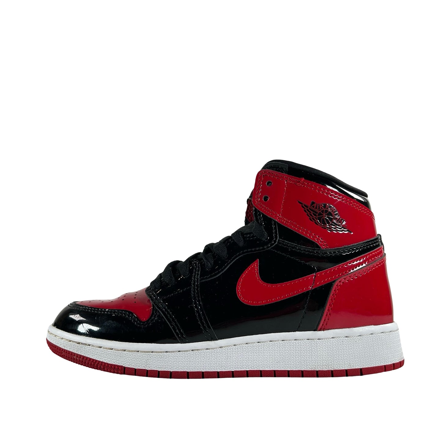 575441 063 Jordan 1 Retro High OG Patent Bred (GS) [USED] - 5 Y (Used3)
