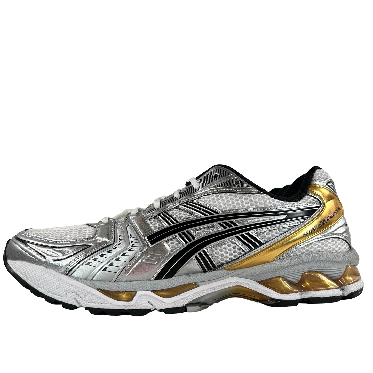 1201A019 102 ASICS Gel-Kayano 14 White Pure Gold [USED] - 11 M (Used) (No Box)