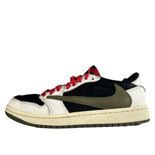 DZ4137 106 Jordan 1 Retro Low OG SP Travis Scott Olive (W) [USED] - 7.5 W (Used) (No Box)