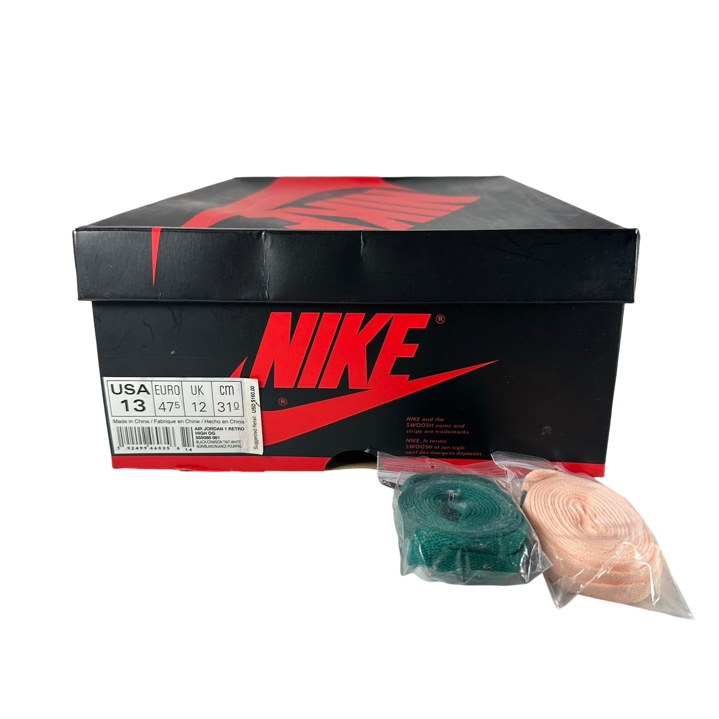555088 081 Jordan 1 Crimson Tint [USED] - 13 M (Used)