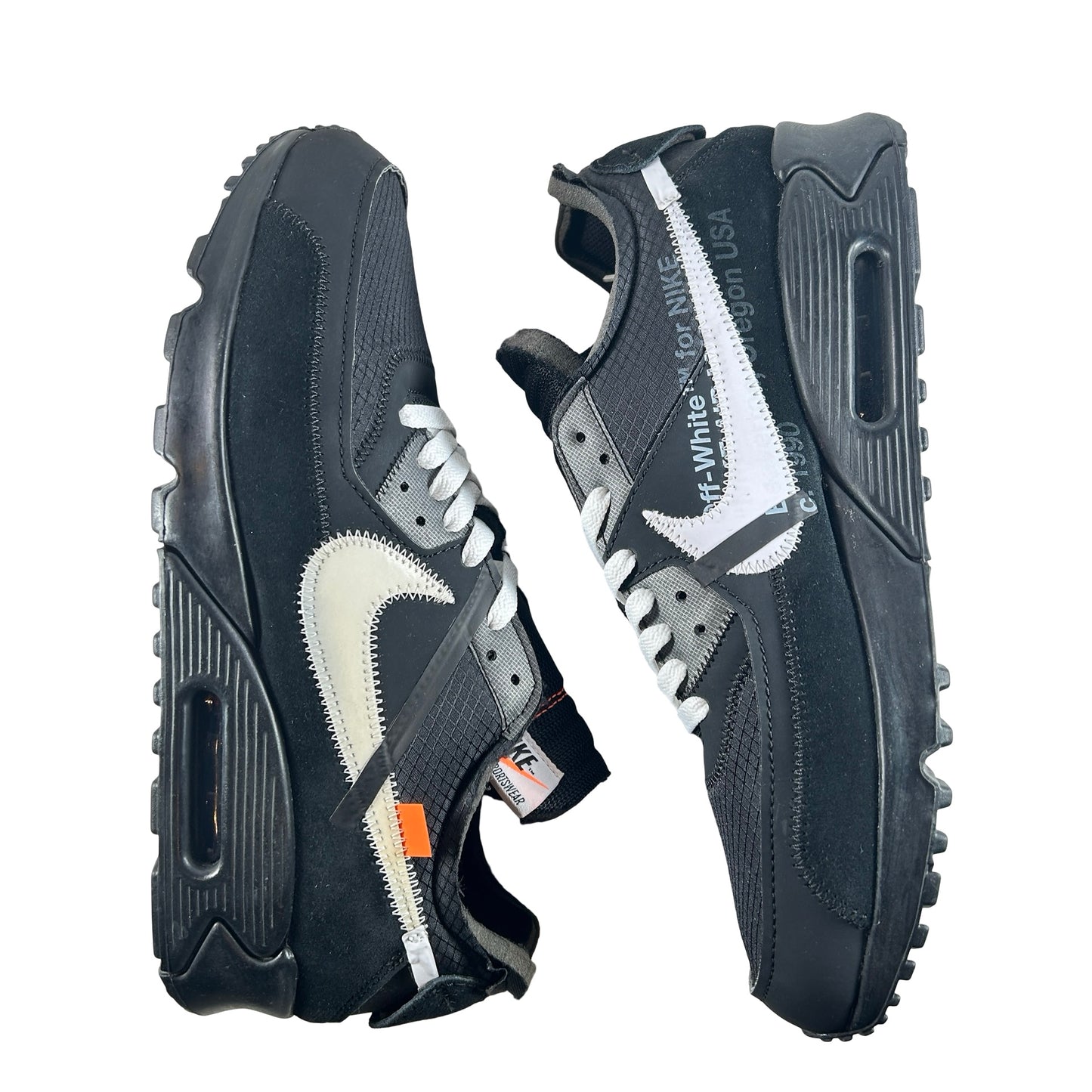 AA7293 001 Air Max 90 Off-White Black [USED] - 11.5 M (Used)