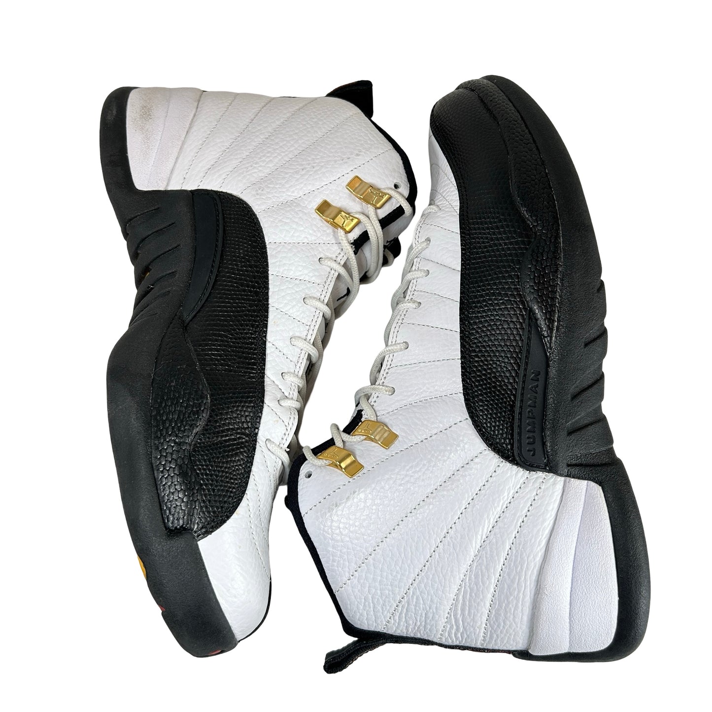 130690 125 Air Jordan talla 12 Taxi 2013 Retro Negro Blanco Oro
