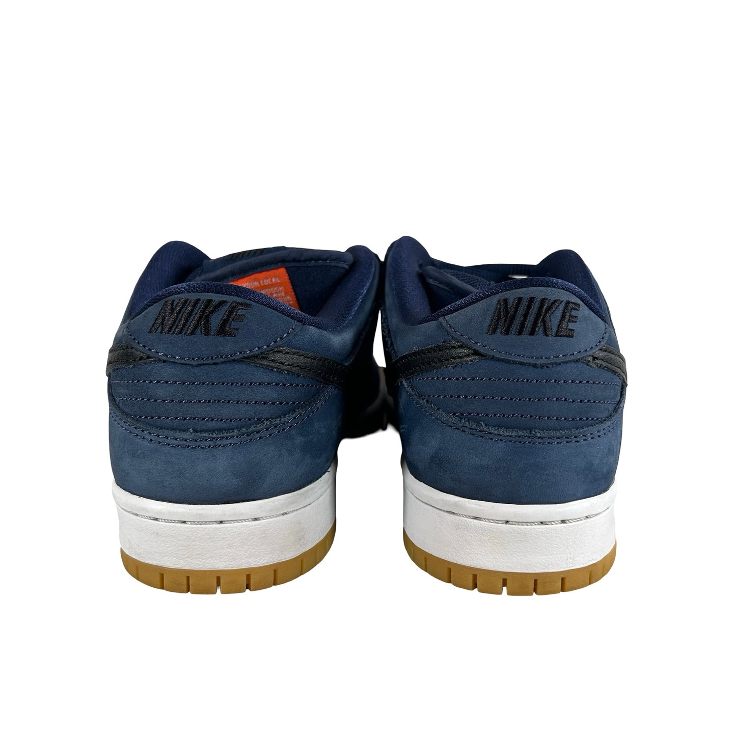 CW7463 401 Nike SB Dunk Low Navy Black Gum [USED] - 7.5 M (Used) (No Box)