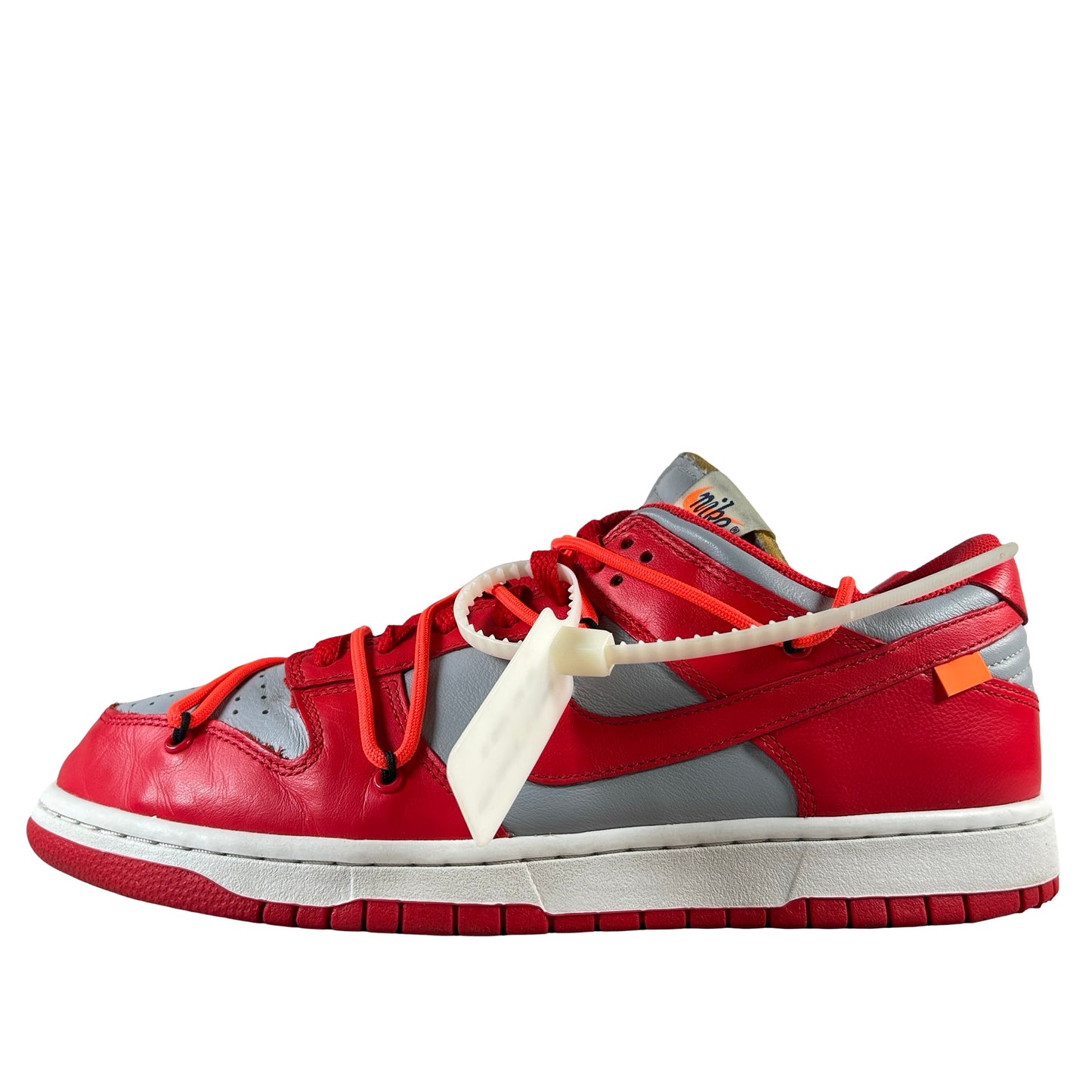 CT0856 600 Nike Dunk Low Off-White University Red [USED] - 10 M (Used2)