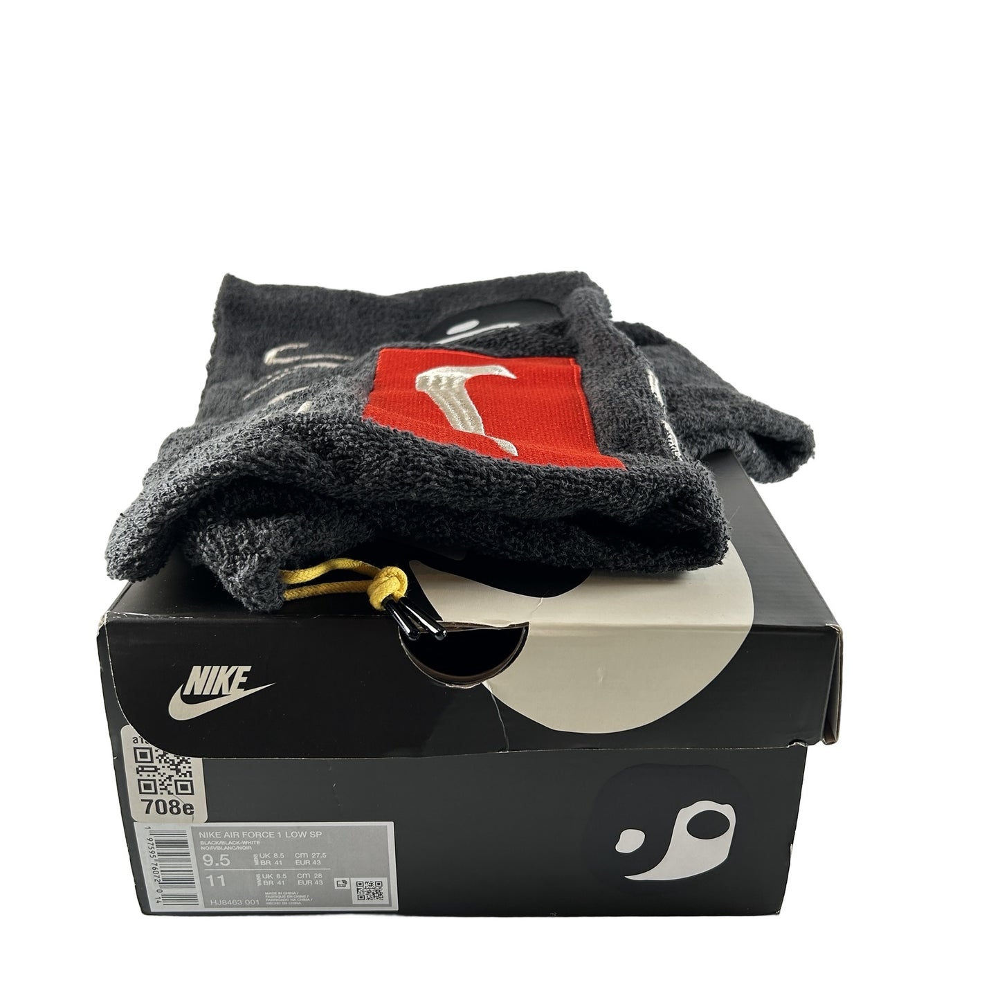 HJ8463 001 Nike Air Force 1 Low Cactus Plant Flea Market Black (2024) [USED] - 9.5 M (Used4)