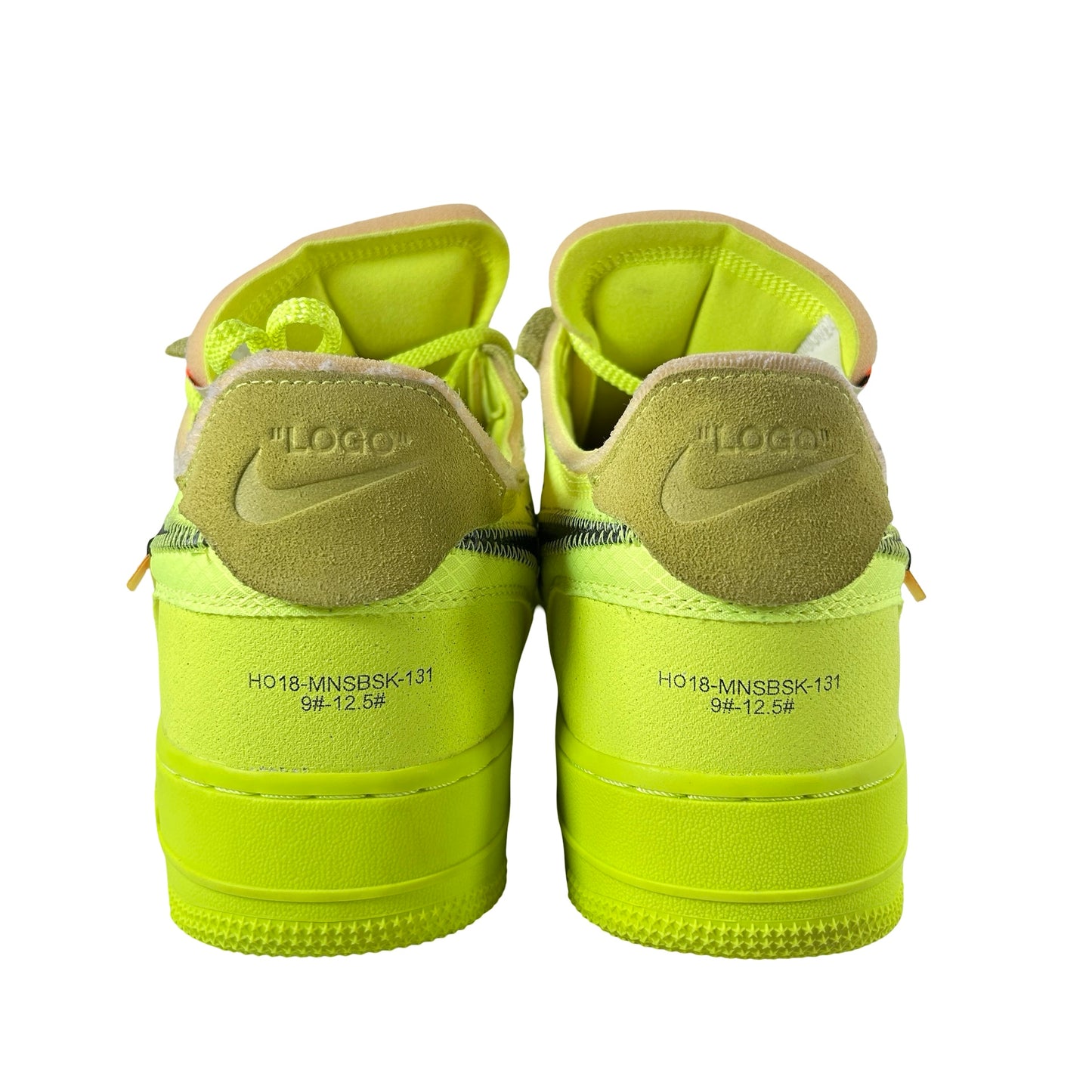AO4606 700 Nike Air Force 1 Low Off-White Volt [USED] - 10.5 M (VNDS) (Replace Box)