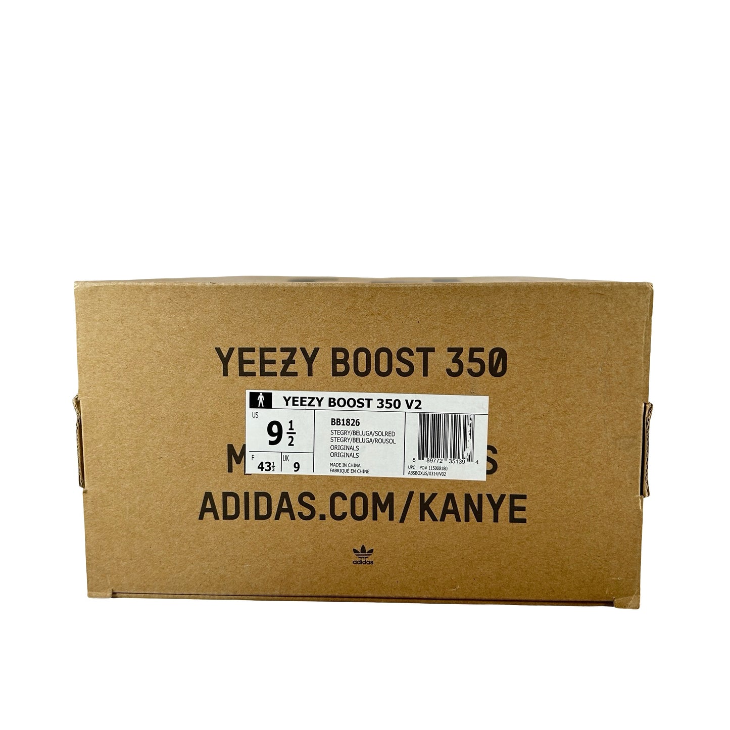 BB1826 adidas Yeezy Boost 350 V2 Beluga [USED] - 9.5 M (Used2)