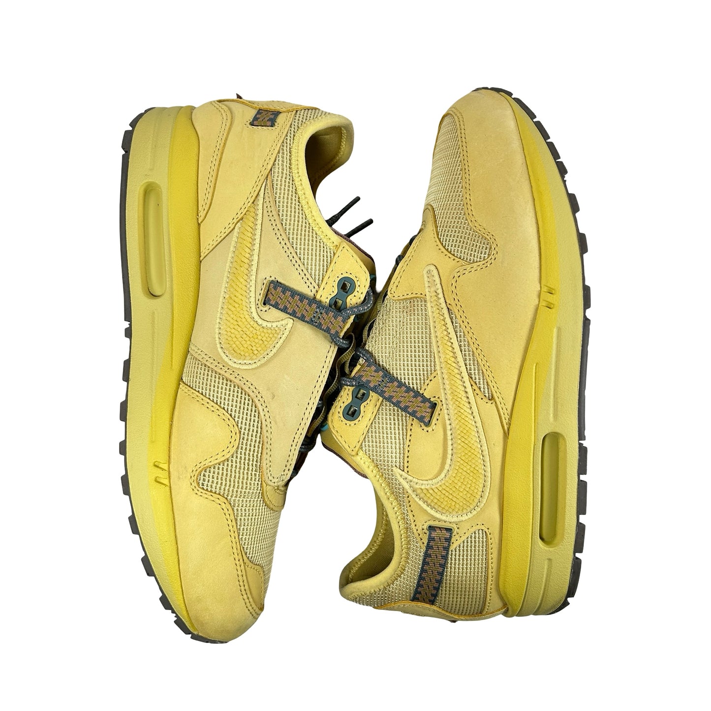 DO9392 700 Nike Air Max 1 Travis Scott Cactus Jack Saturn Gold [USED] - 10 M (Used)