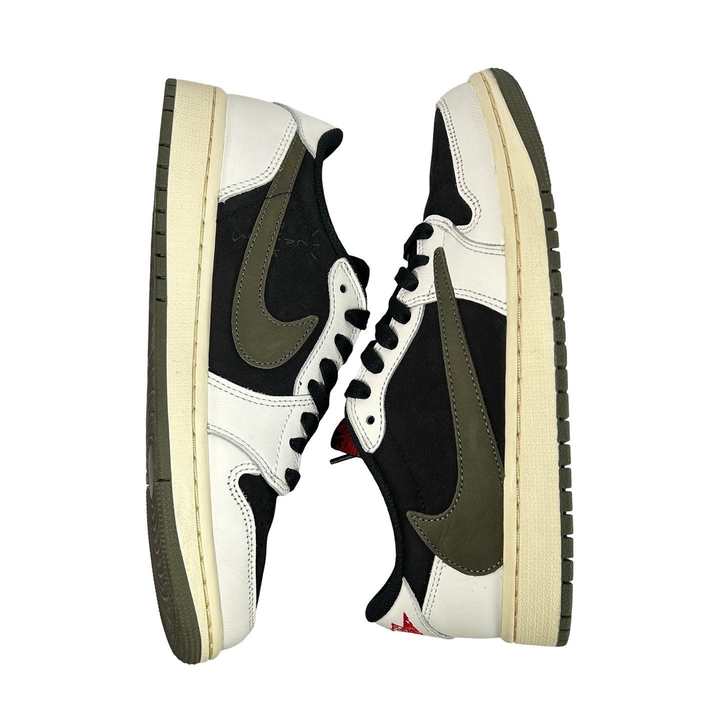 DZ4137 106 Jordan 1 Retro Low OG SP Travis Scott Olive (W) [USED] - 8 W (Used2)