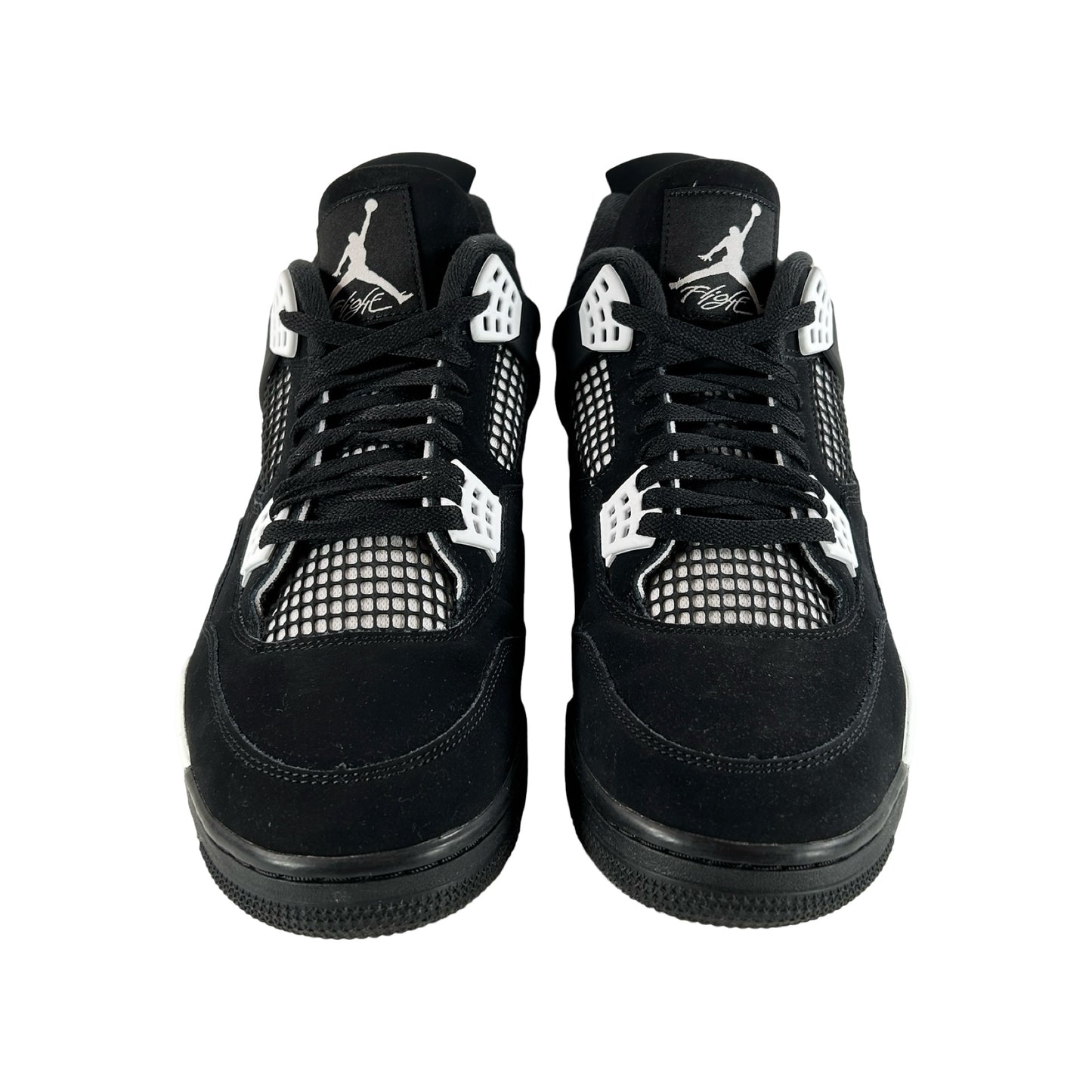 FQ8138 001  Jordan 4 Retro White Thunder [USED] - 13 M (Used2)