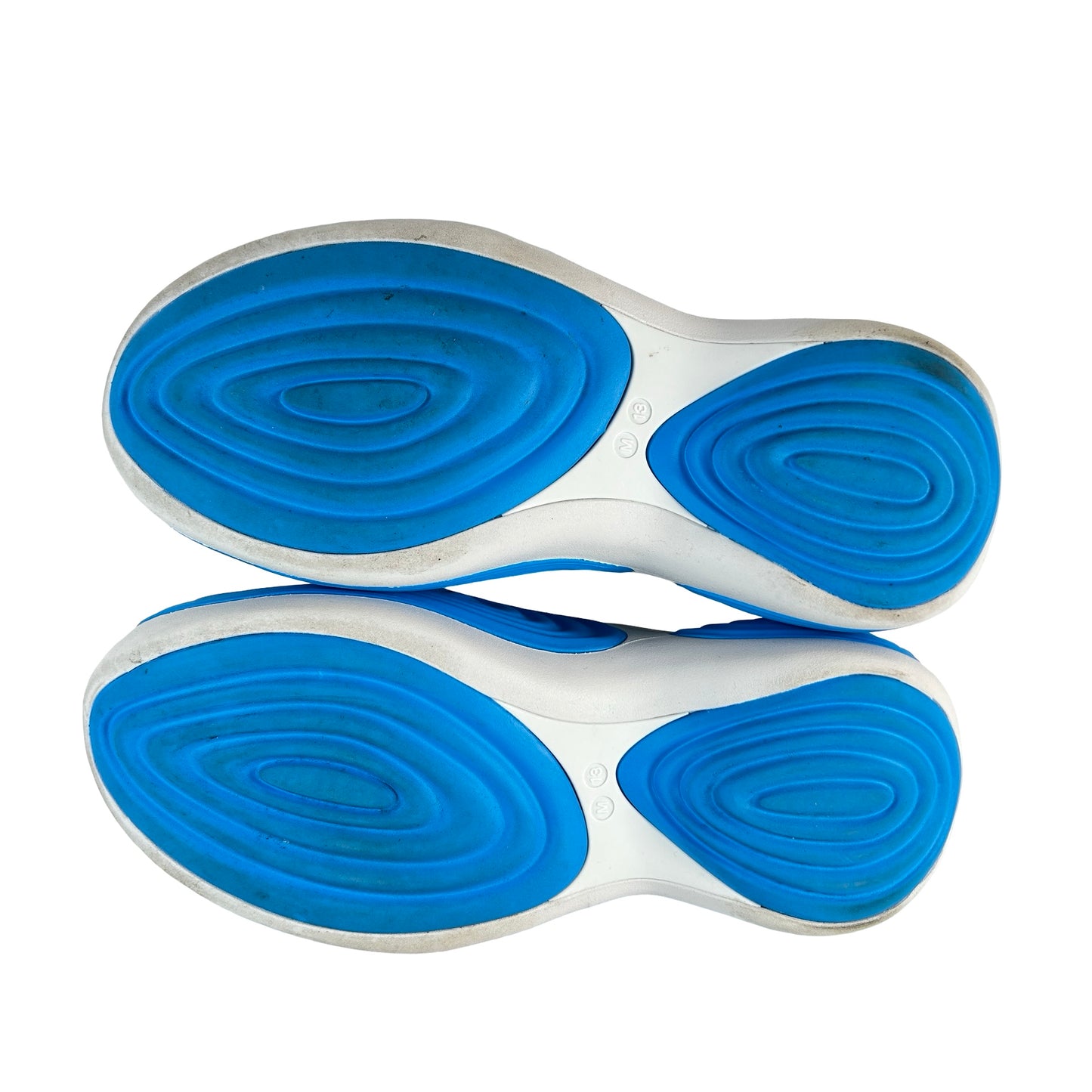 213747 1BF Crocs Ripple Clog White Blue [USED] - 13 M (Used) (No Box)