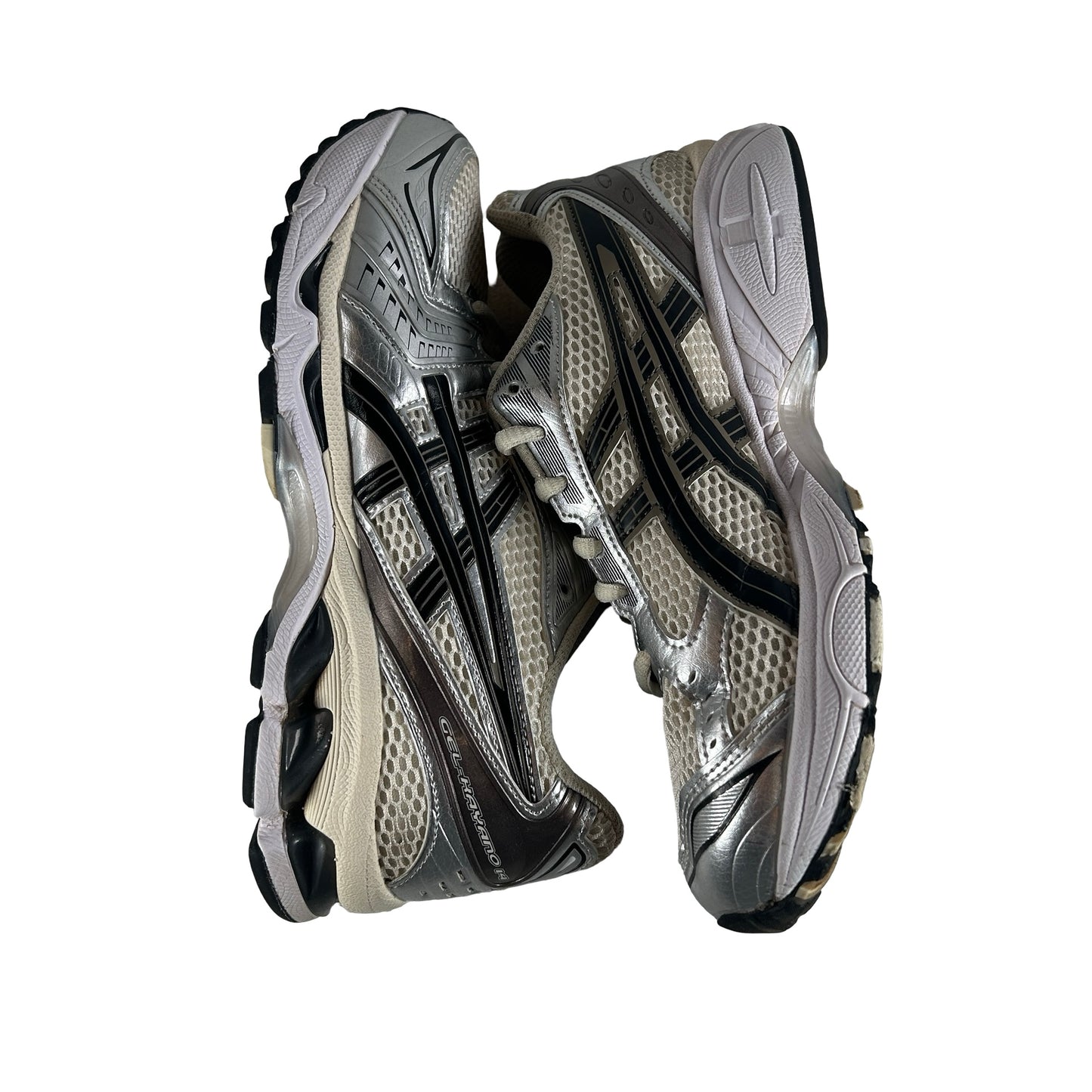 1201A019 108 ASICS Gel-Kayano 14 Cream Black Metallic Plum [USED] - 9.5 (Used) (No Box)