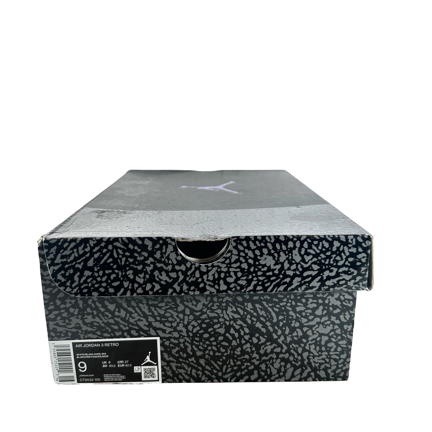 CT8532 105 Jordan 3 Retro Dark Iris [USED] - 9 M (Used)