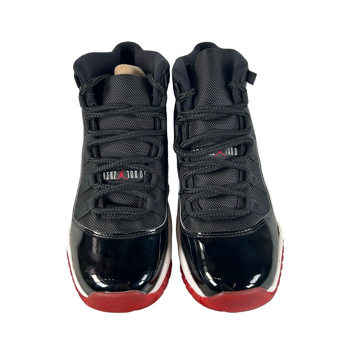 378038 061 Jordan 11 Retro Playoffs Bred (2019) (GS) [CONDITIONAL] - 7 Y (Yellowing)