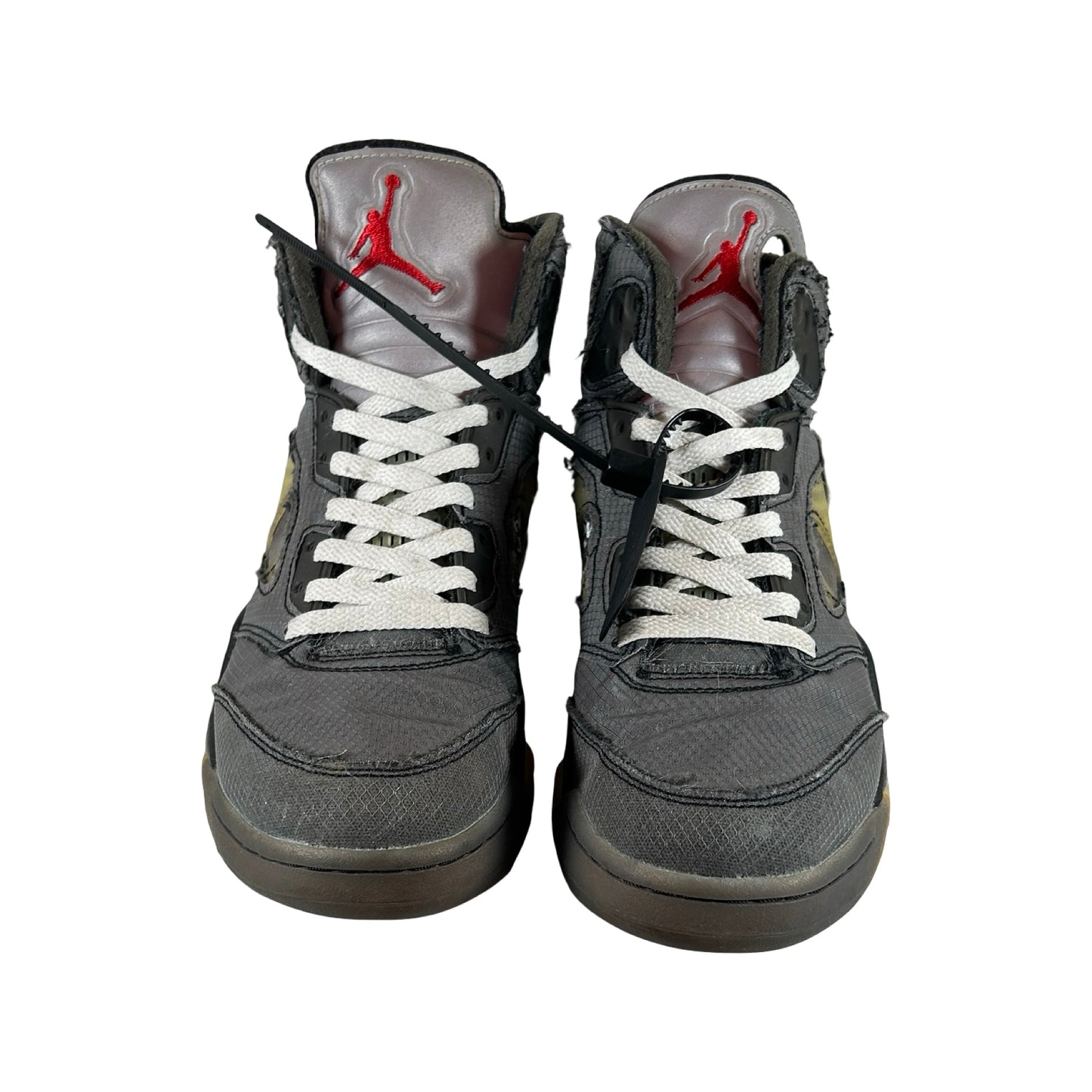 CT8480 001 Jordan 5 Off-White Black [USED] - 8 M (Used) (No Box)