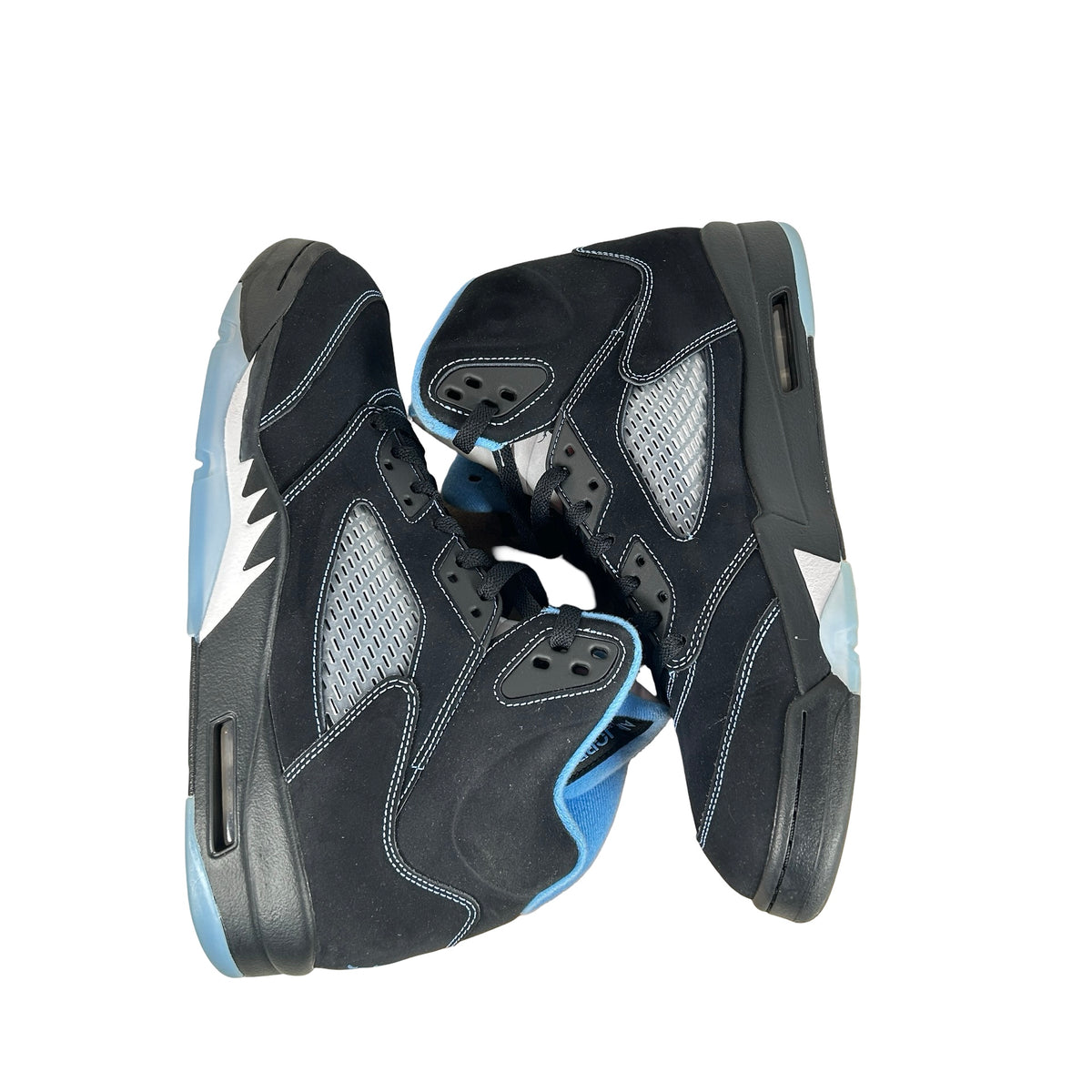 DD0587 008 Jordan 5 Retro Black University Blue (2026) [USED] - 11.5 M (Used)