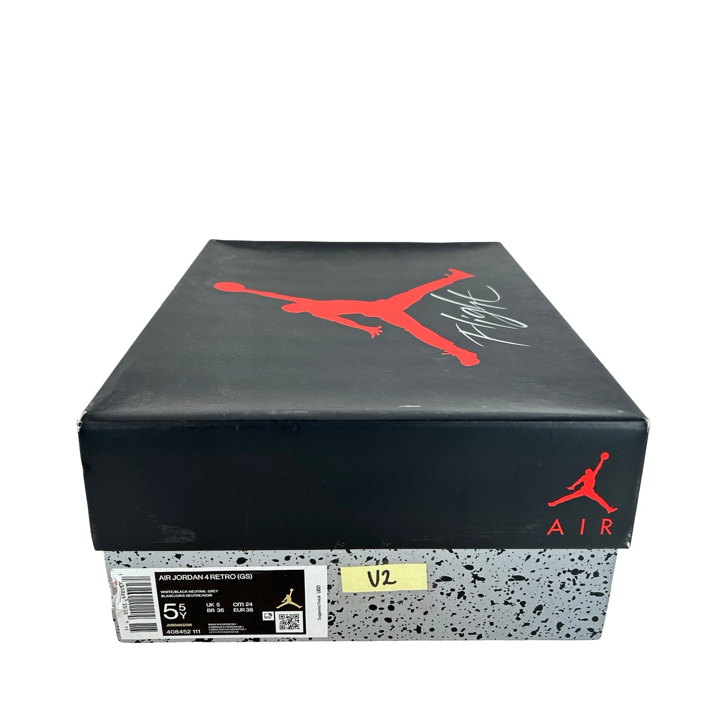 408452 111 Jordan 4 Retro Military Black (GS) [USED] - 5.5 Y (Used2)