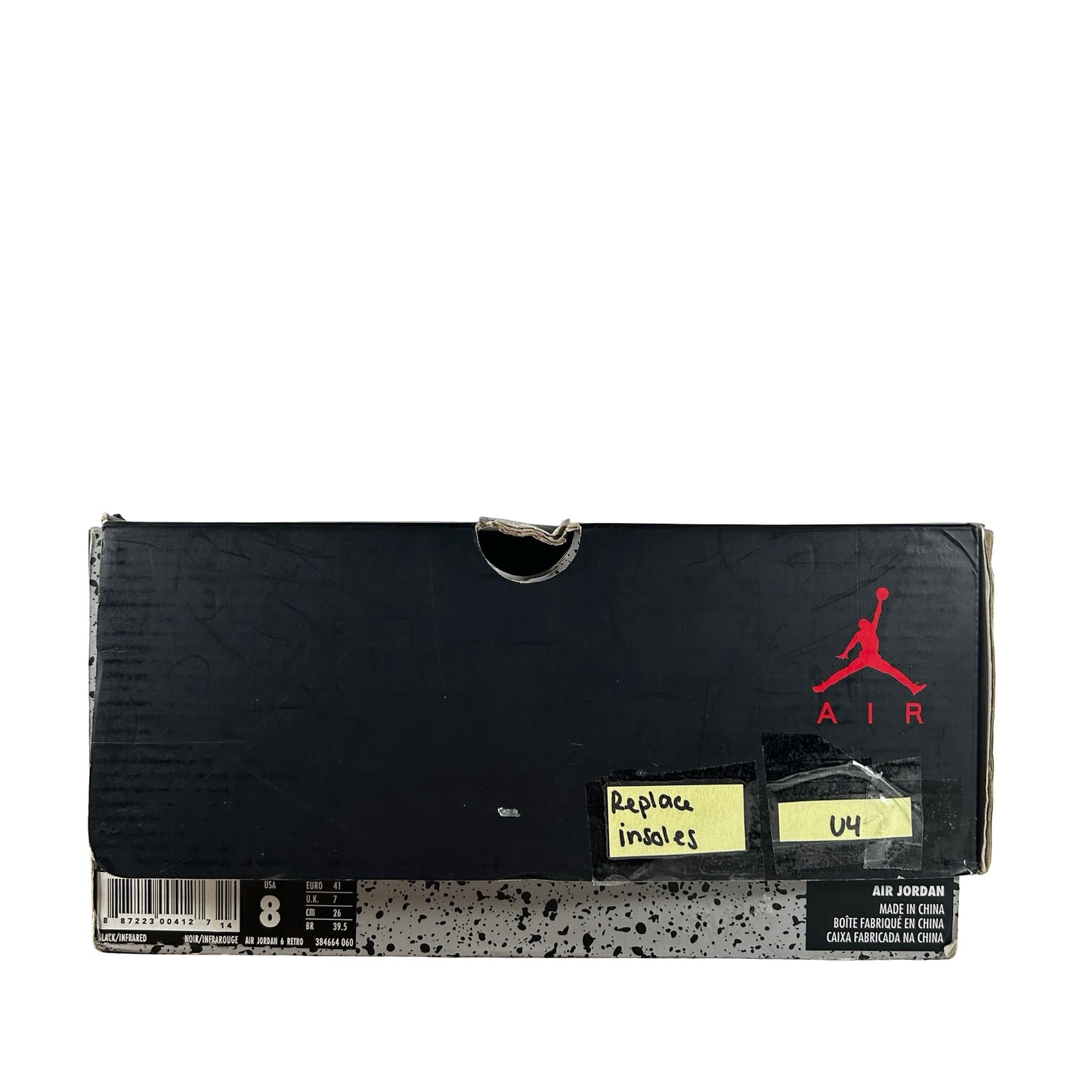 384664 060 Jordan 6 Infrared [USED] - 8 M (Used4) (Replace Insoles)