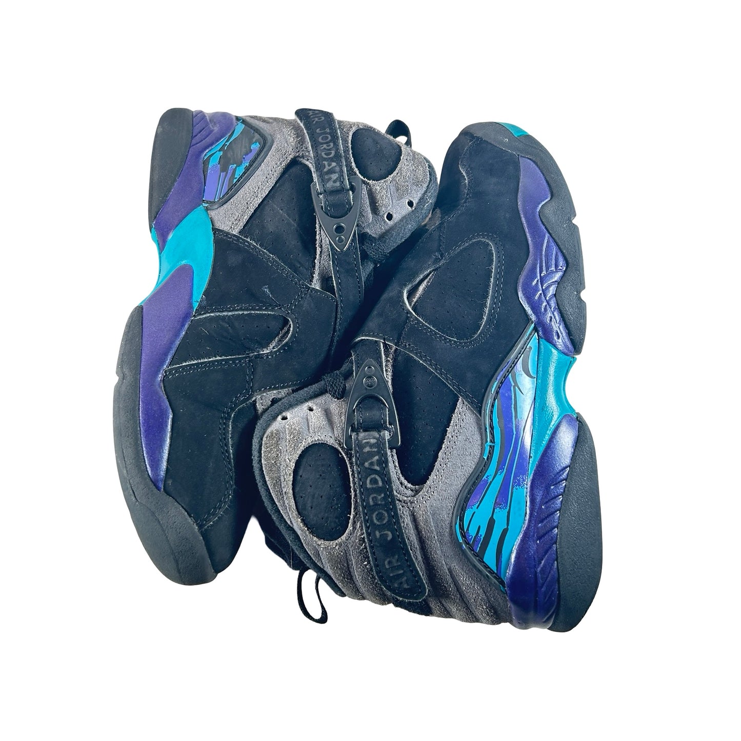 305368 006 Jordan 8 Retro Aqua (2025) (GS) [USED] - 4 Y (Used) (No Box)