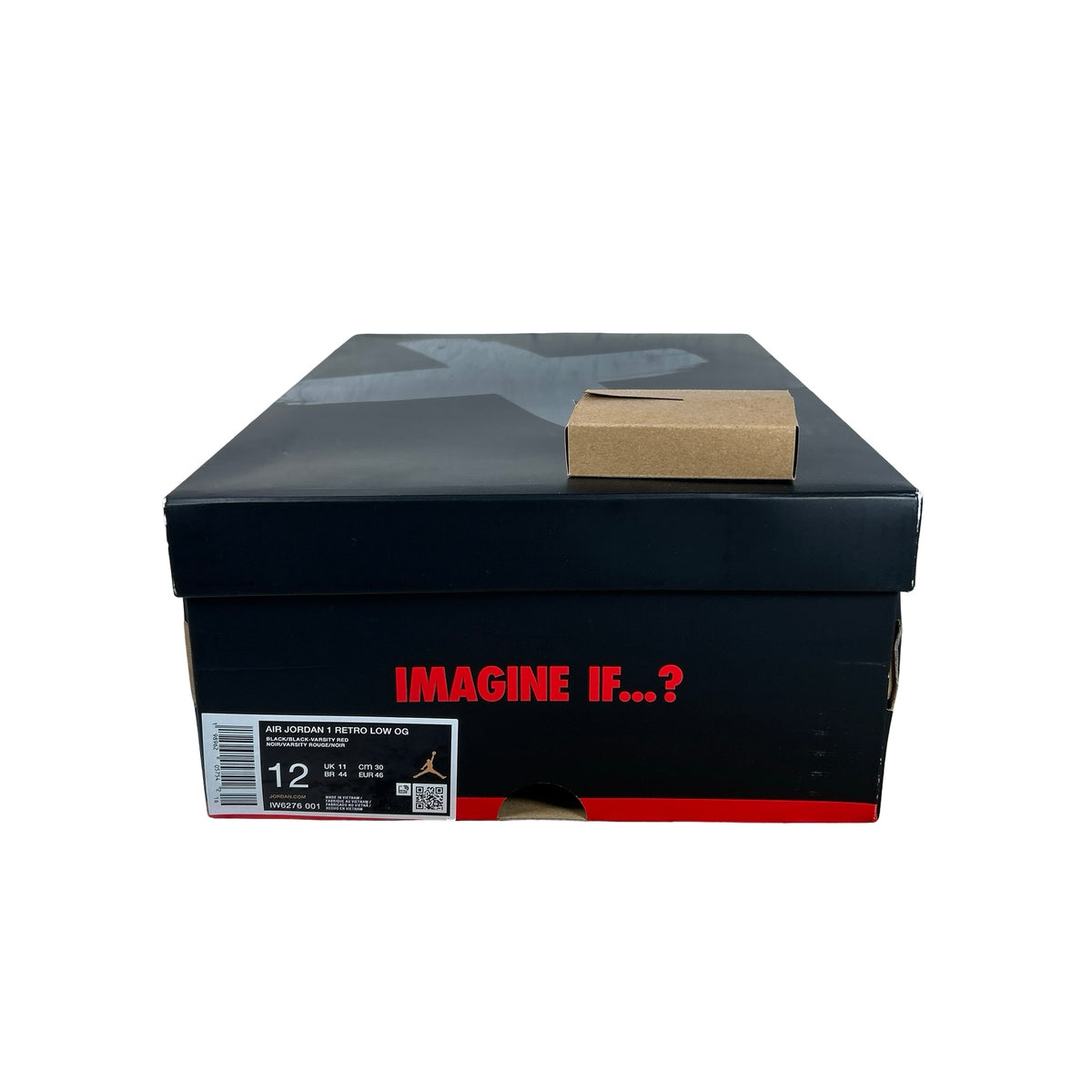 IW6276 001 Air Jordan 1 Retro Low OG Banned [USED] - 12 M (Used)