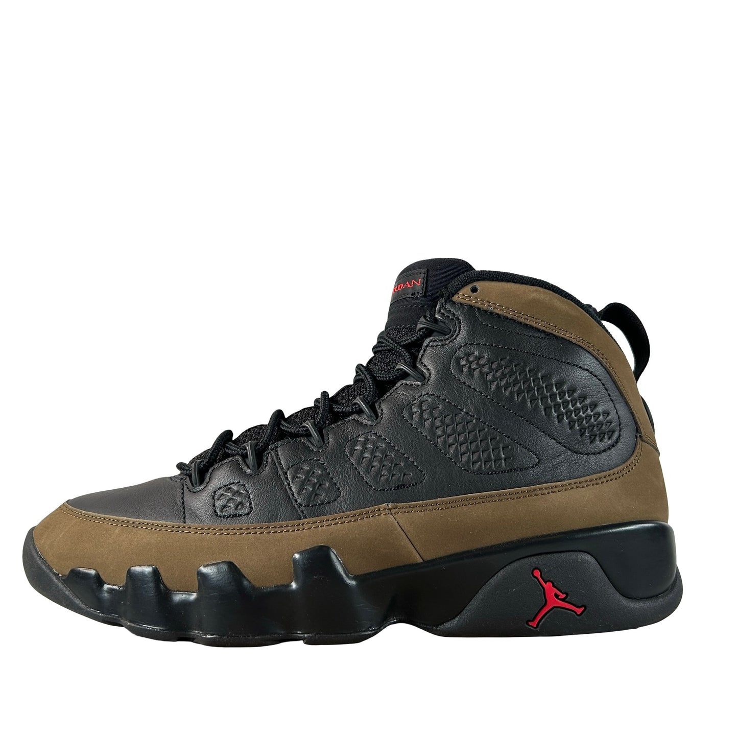 HV4794 030 Air Jordan 9 Retro Olive (2024) [USED] - 9.5 M (Used13)