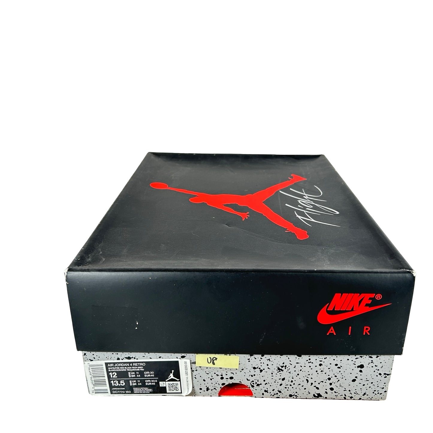 DC7770 160 Jordan 4 Retro Fire Red (2020) [USED] - 12 M (Used8)