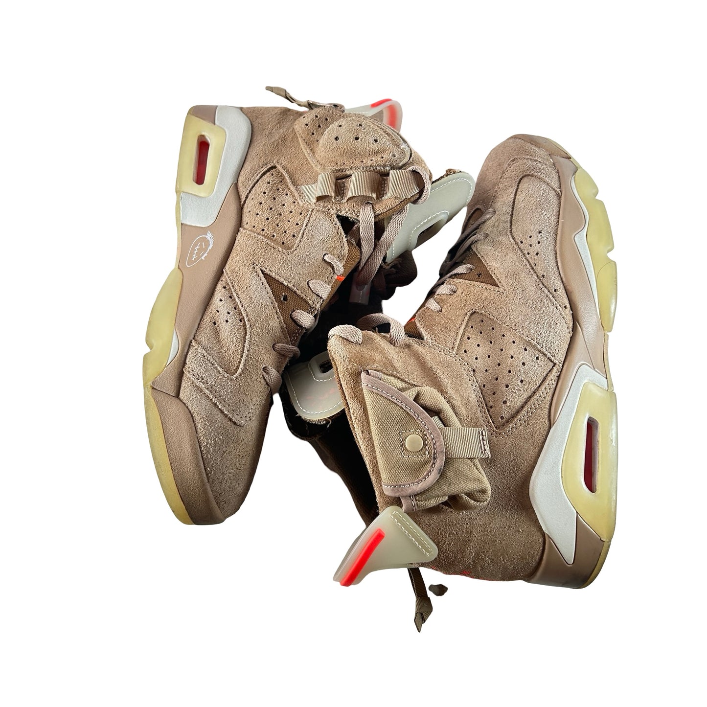 DH0690 200 Jordan 6 Retro Travis Scott British Khaki [USED] - 9 M (Used18)