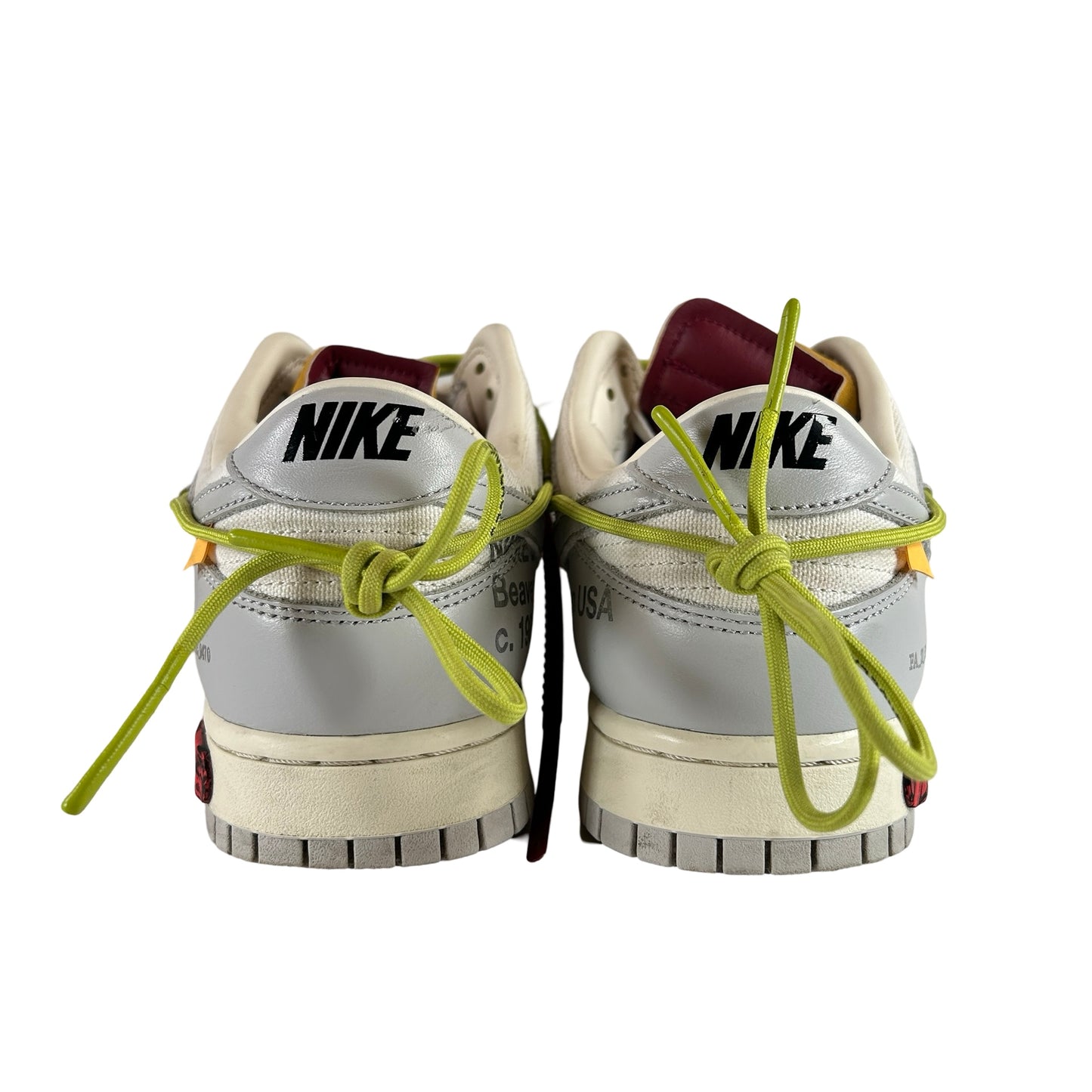 DM1602 106 Nike Dunk Low Off-White Lot 8 [USED] - 11 M (Used)