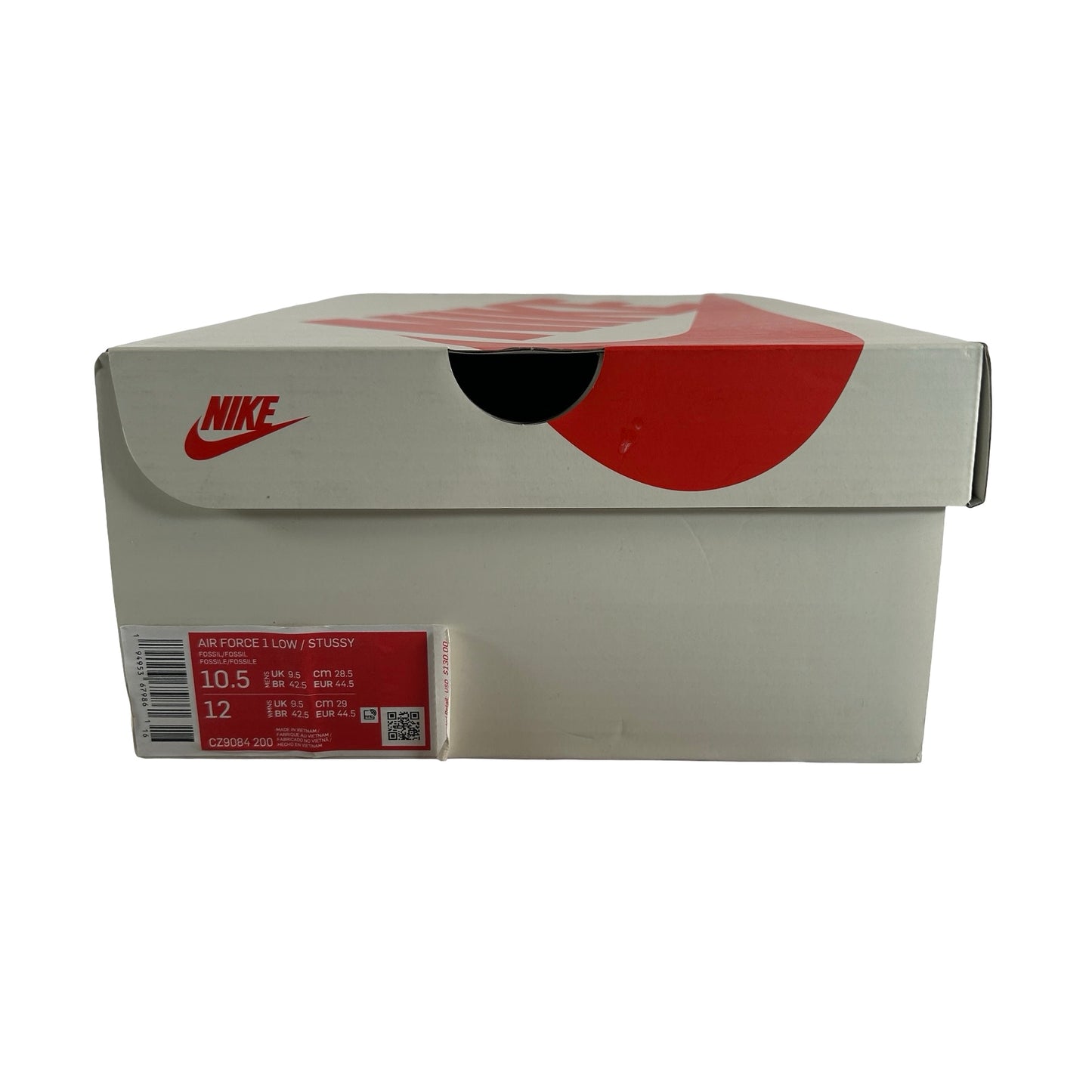 CZ9084 200 Nike Air Force 1 Low Stussy Fossil [USED] - 10.5 M (Used)