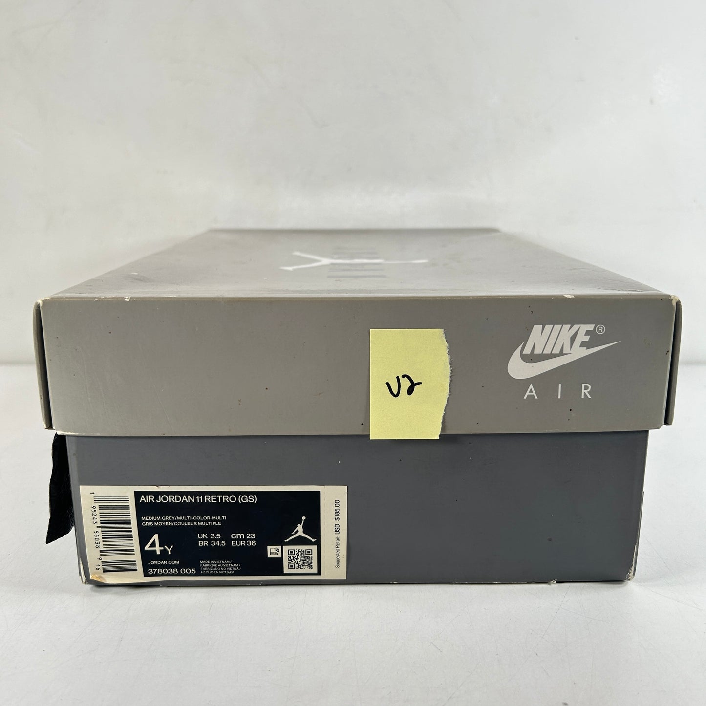 378038 005 Jordan 11 Cool Grey (2021) GS [USED] - 4 Y (Used2)