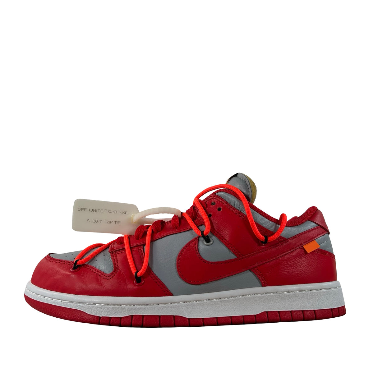 CT0856 600 Dunk Low Off-White Red [USED] - 8.5 M (Used2)