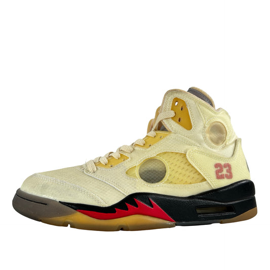 DH8565 100 Jordan 5 Retro Off-White Sail [USED] - 7.5 M (Used3)