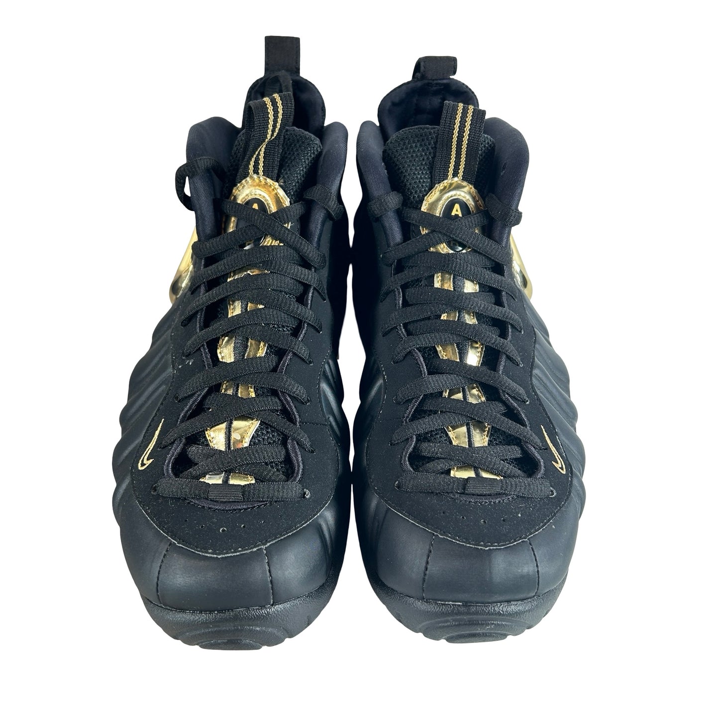 624041 009 Nike Air Foamposite Pro Black Metallic Gold [USED] - 10.5 M (Used)