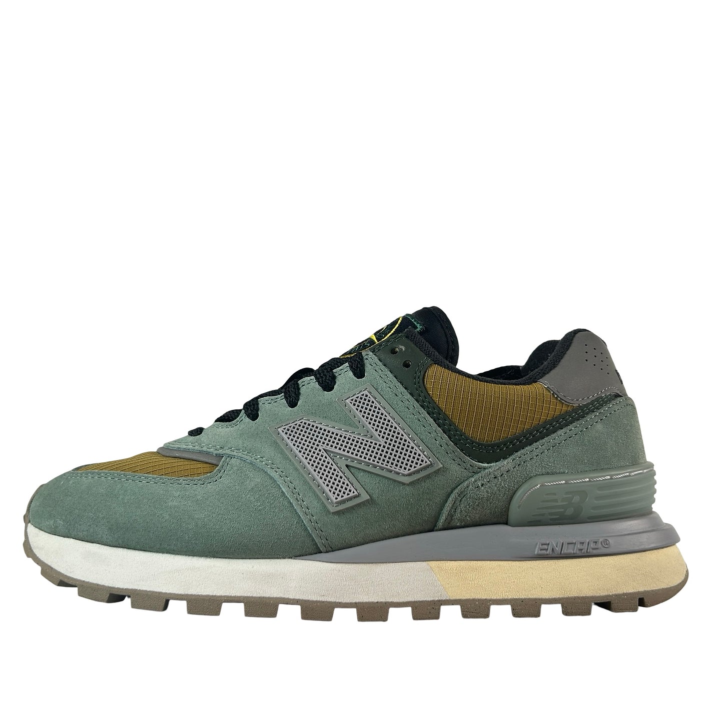 U574LGTN New Balance 574 Legacy Stone Island Light Green [USED] - 8 M (Used)
