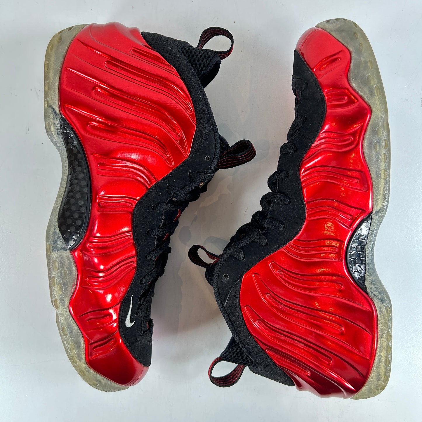 314996 610 Nike Air Foamposite One Metallic Red (2012) [USED] - 11 M (Used) (Replace Box)