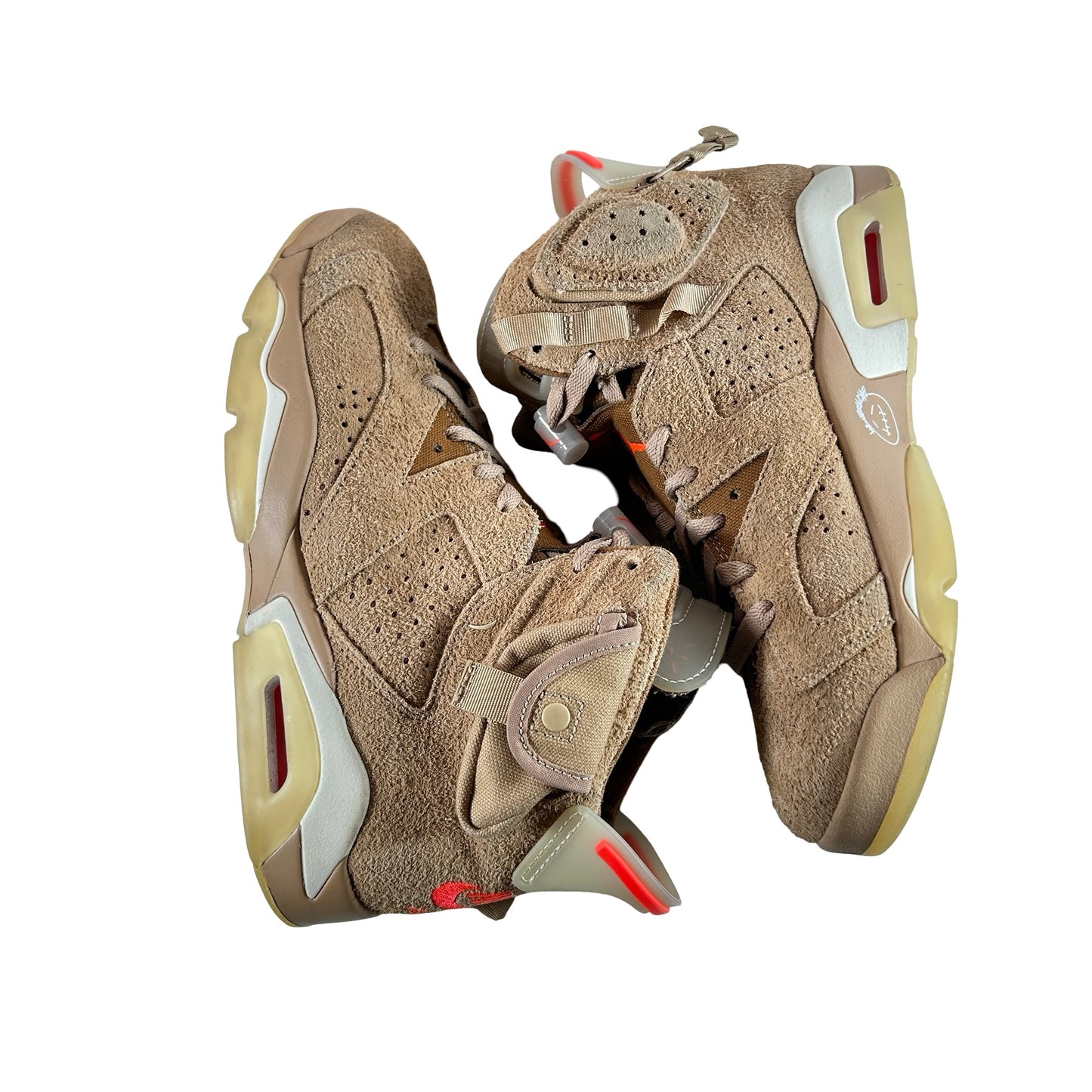 DH0690 200 Jordan 6 Retro Travis Scott British Khaki [USED] - 7.5 M (Used)