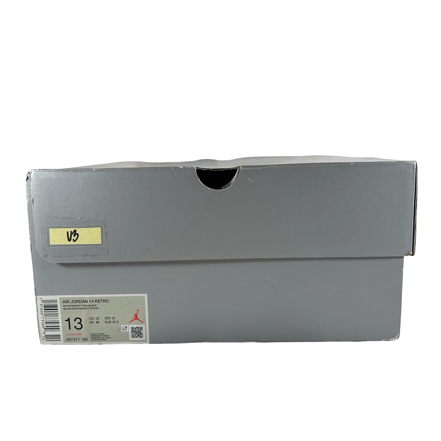 487471 160 Jordan 14 Retro Black Toe (2024) [USED] - 13 M (Used3)