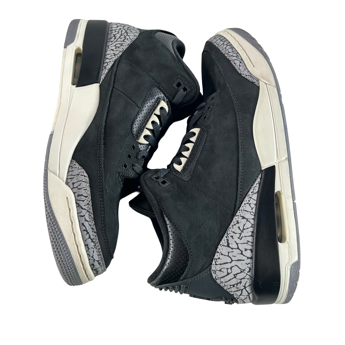 CK9246 001 Jordan 3 Retro Off Noir (Women's) [USED] - 12 W (Used) (Replace Box)