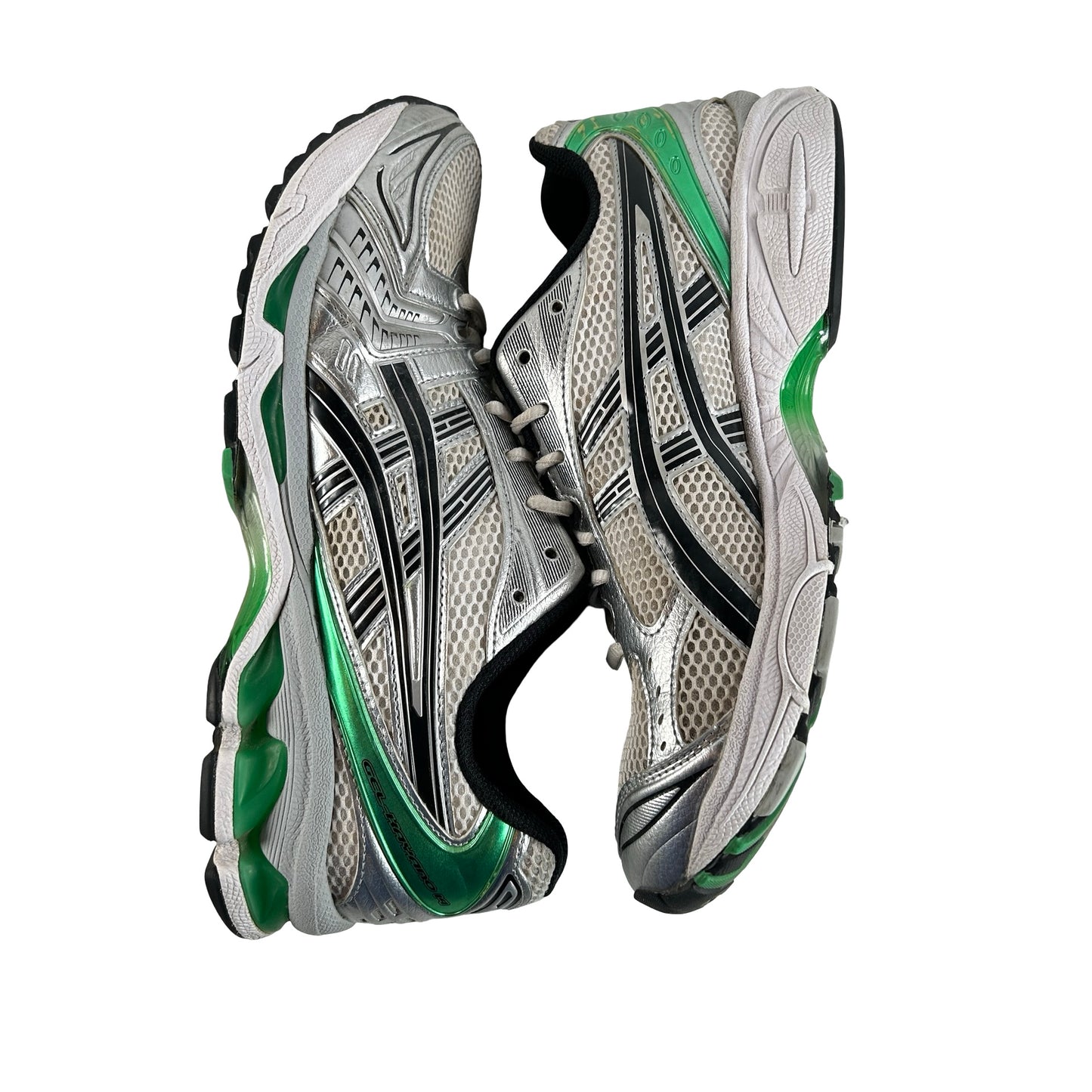1201A019 110 ASICS Gel-Kayano 14 White Malachite Green [USED] - 10 M (Used3)