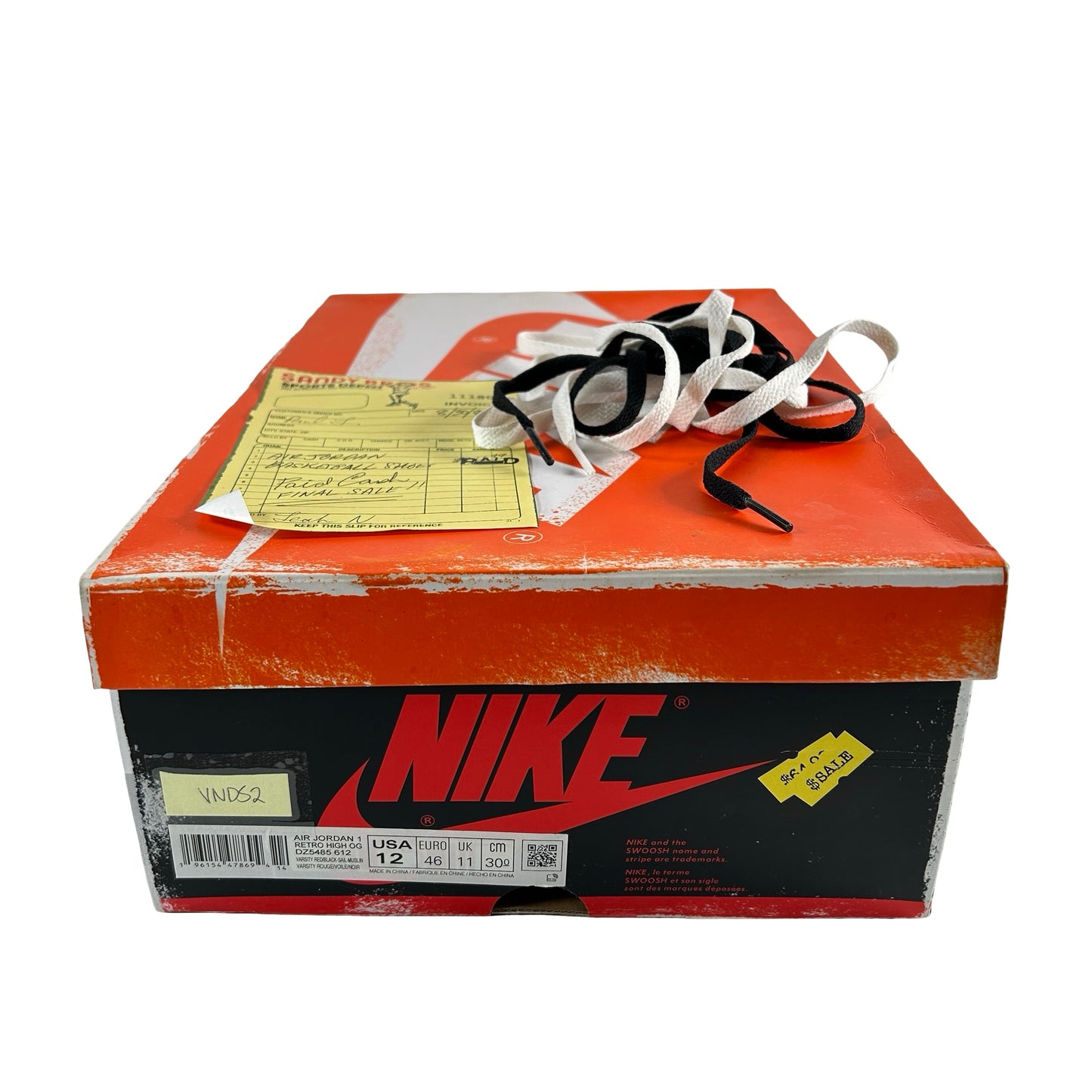 DZ5485 612 Jordan 1 Retro High OG Chicago Lost And Found [USED] - 12 M (VNDS2)