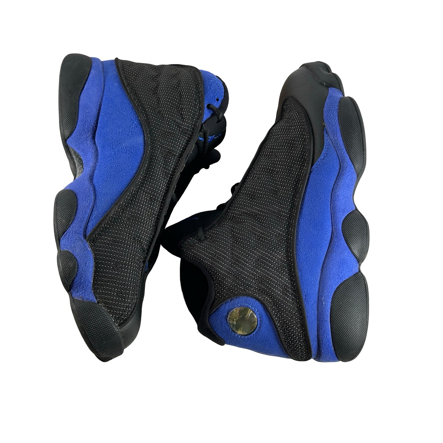 414571 040 Jordan 13 Retro Black Hyper Royal [USED] - 8.5 M (Used) (No Box)