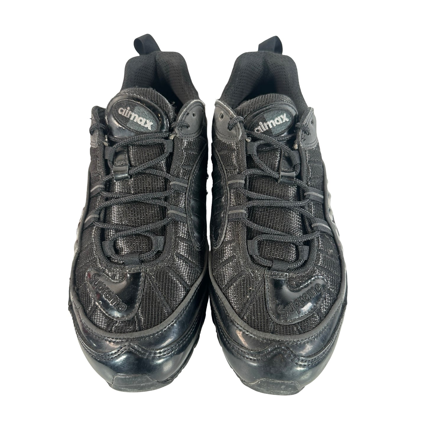 844694 001 Nike Air Max 98 Supreme Black [USED] - 9 M (Used)