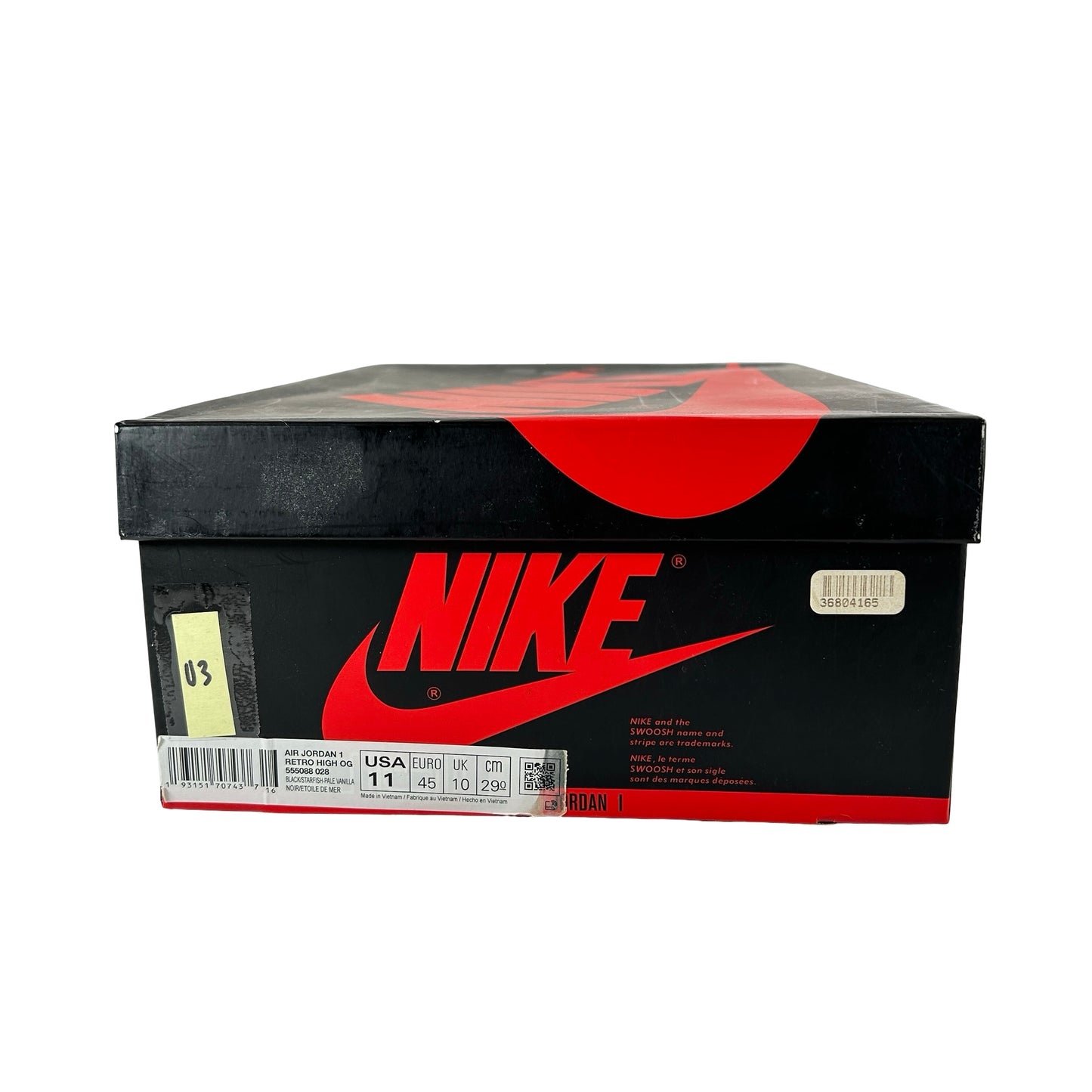 555088 028 Jordan 1 Retro High Shattered Backboard 3.0 [USED] - 11 M (Used3)