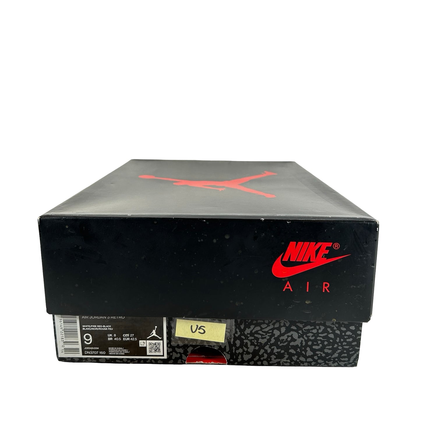 DN3707 160 Jordan 3 Retro Fire Red (2022) [USED] - 9 M (Used5)