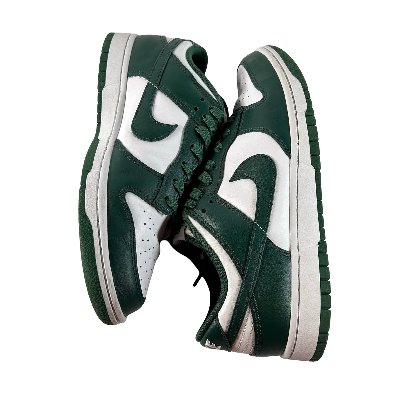 DD1391 101 Nike Dunk Low Michigan State [USED] - 9 M (Used2)