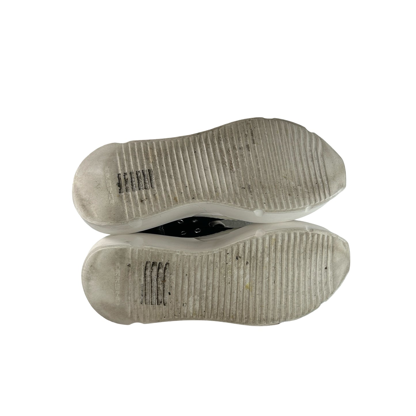 DU01D1840 CBEM9 9811 Rick Owens Lido DRKSHDW Pentagram Abstract High 'Black Milk' [USED] - 45 EU / 12 M (Used)