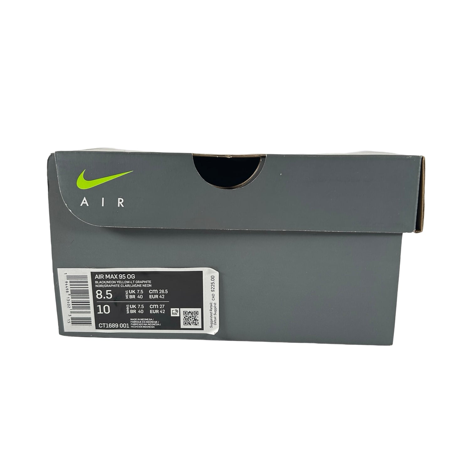 CT1689 001 Nike Air Max 95 OG Neon (2020) [USED] - 8.5 M (Used)